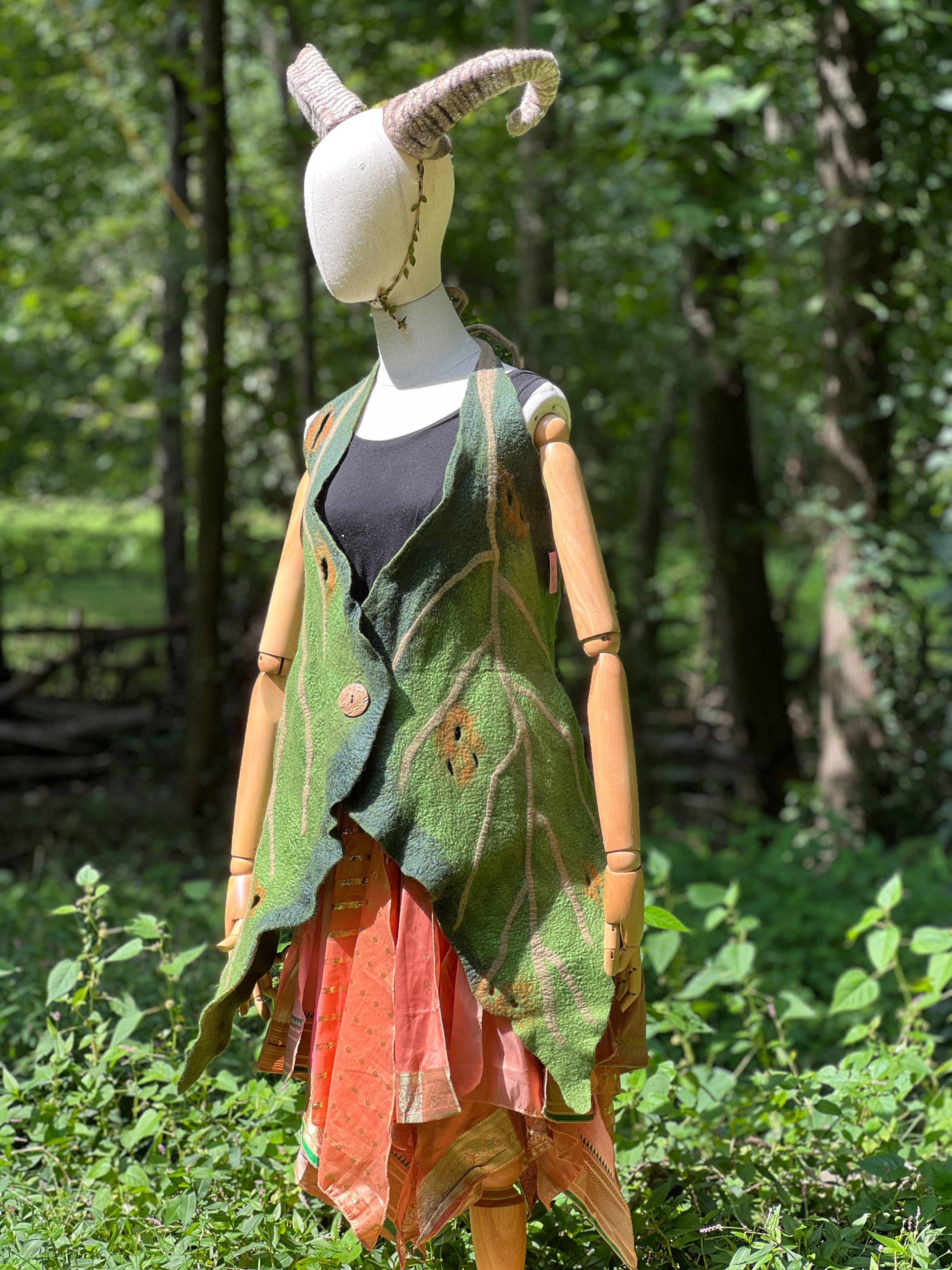 Leaf Vest | Pink Jackalope Studio