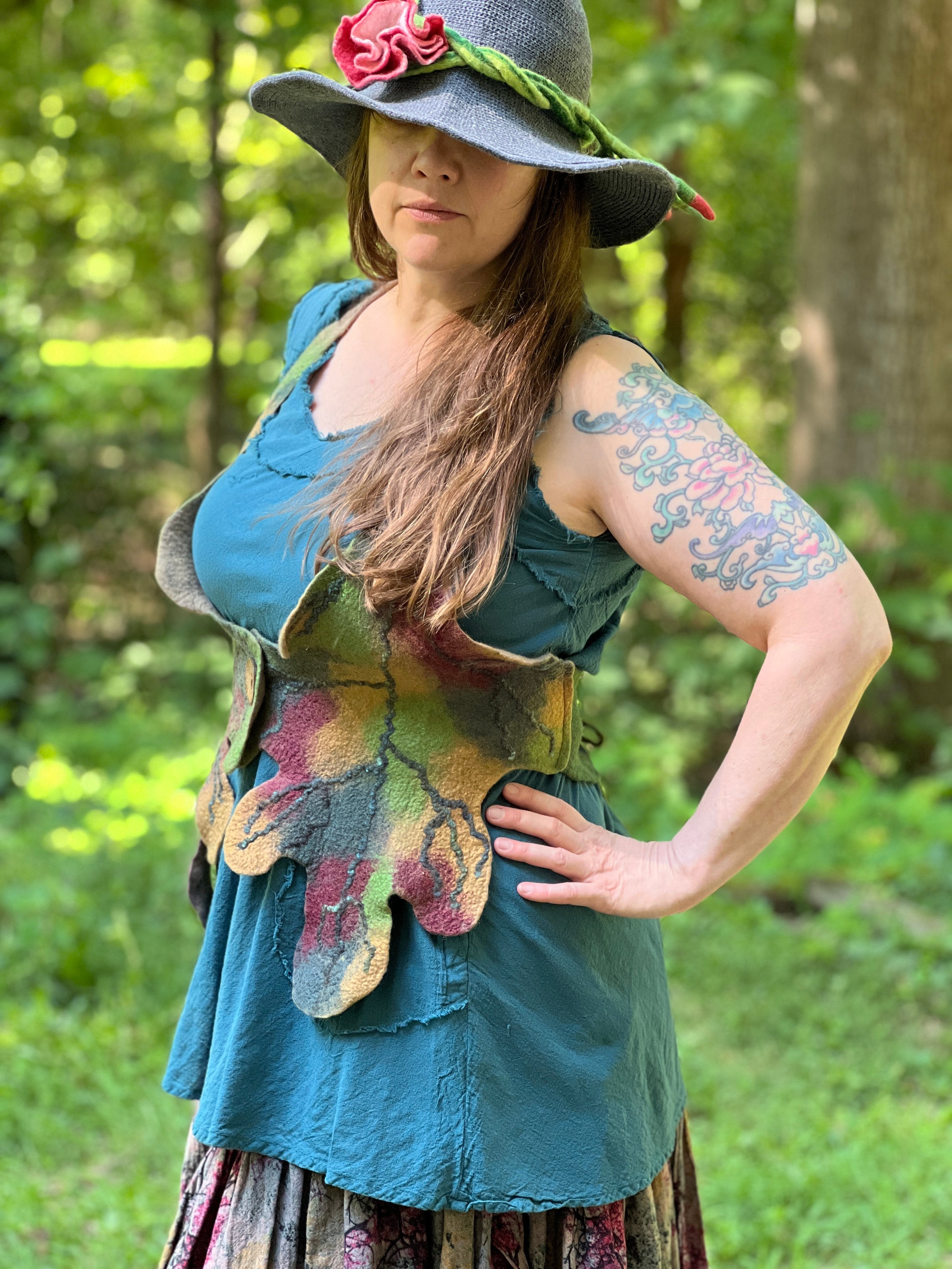 Leaf Vest | Pink Jackalope Studio